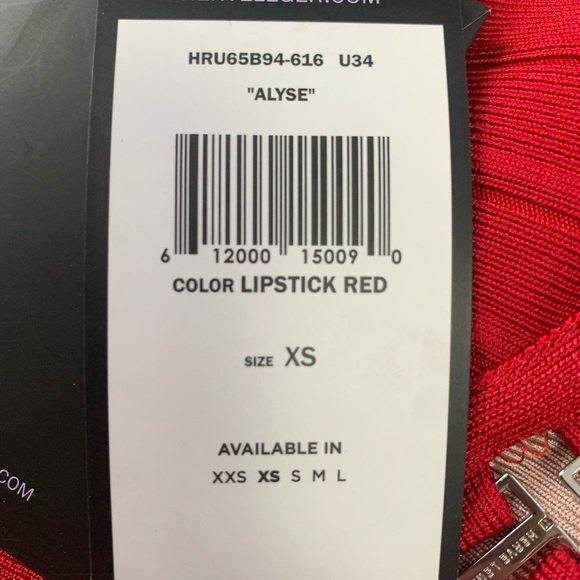 Herve Leger lipstick red colour XSmall. - Picture 11 of 11